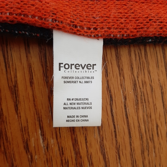 Forever Collectibles, Chicago Bears Scarf,  Orange and Blue, - Picture 5 of 8